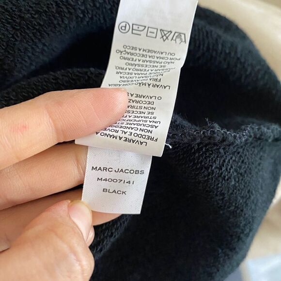 NWT Marc Jacobs Black Fringed Sweatshirt - Picture 9 of 10